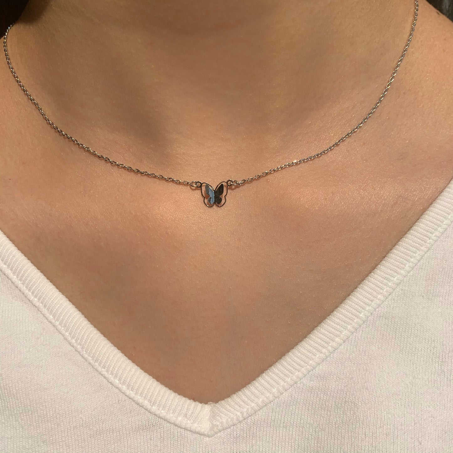 Happiness is a Butterfly Necklace