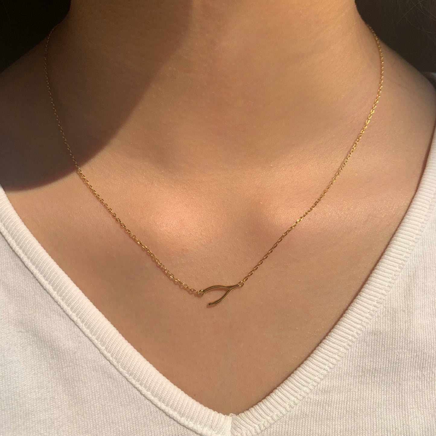 Wishbone Necklace